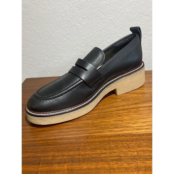 Everlane Black Loafers with Tan Sole - Picture 5 of 12